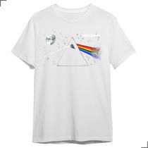 Camiseta Básica Logo Banda Pink Floyd 1965 Rock Britanico Br