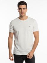 Camiseta Básica Manga Curta Masculina OFF WHITE Camiseta Básica Manga Curta Masculina OFF WHITE
