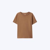 Camiseta Básica Manga Curta Slim Infantil Menino Hering Kids 5Cmvhkgen Marron Lixado