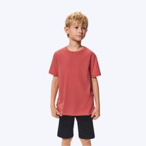 Camiseta Básica Manga Curta Vermelha Infantil Menino Hering Kids 5Cmvry4en Vermelho