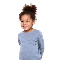 Camiseta Básica Manga Longa Blusa Infantil Criança Camiseta Básica Manga Longa Blusa Infantil Criança