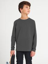 Camiseta Básica Manga Longa Infantil Unissex