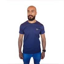 Camiseta básica masculina 100% algodão dallas cavalo azul Camiseta básica masculina 100% algodão dallas cavalo azul