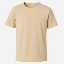 Camiseta Básica Masculina 100% Algodão Lisa Confortável