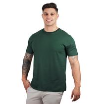 Camiseta Básica Masculina 100% Algodão Premium Manga Curta