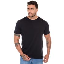Camiseta Básica Masculina Algodão Lisa Manga Curta Camisa