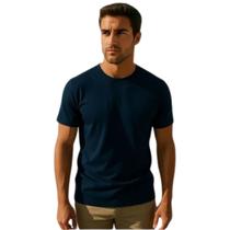 Camiseta Básica Masculina Algodão Pima Qualidade Premium