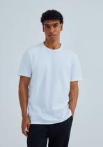 Camiseta Básica Masculina Areia Em Algodão Peruano