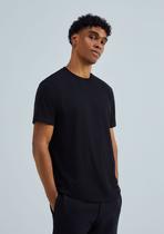 Camiseta Básica Masculina Areia Em Algodão Peruano Camiseta Básica Masculina Areia Em Algodão Peruano
