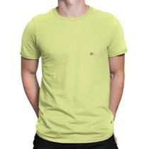 Camiseta Básica Masculina Bege natural 100% algodão - Sandrini