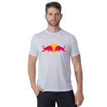 Camiseta Básica Masculina Casual Redbull Estampa Personalizada Exclusiva Algodão Premium