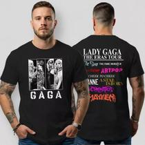 Camiseta Básica Masculina Coleção Lady Gaga Eras Tour Camiseta Básica Masculina Coleção Lady Gaga Eras Tour
