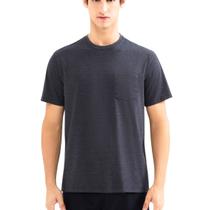 Camiseta Básica Masculina Com Bolso Hering Comfort Super Cotton 100% Algodão