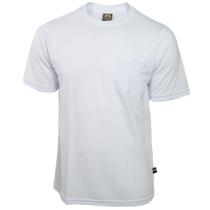 Camiseta Básica Masculina Com Bolso Malha Fria Várias Cores