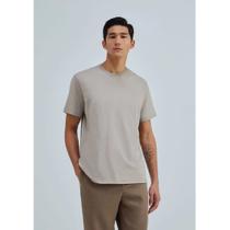 Camiseta Básica Masculina Comfort Super Cotton - Bege P Hering