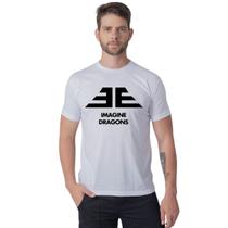 Camiseta Básica Masculina Estampa Exclusiva Personalizada Imagine Dragons Premium