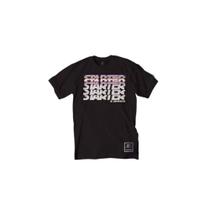 Camiseta Básica Masculina Estampada Preta T722A - Starter