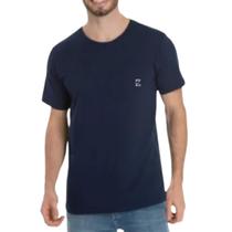 Camiseta Básica Masculina Ez Black Algodão Egípcio Azul Marinho