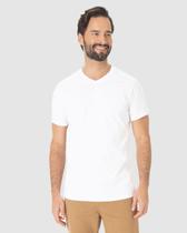 Camiseta Básica Masculina Gola V Em Algodão Camiseta Básica Masculina Gola V Em Algodão