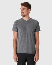 Camiseta Básica Masculina Gola V Em Algodão