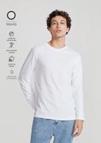 Camiseta Básica Masculina Manga Longa World Hering