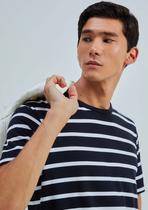 Camiseta Básica Masculina Mar Em Algodão Peruano