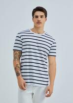 Camiseta Básica Masculina Mar Em Algodão Peruano Camiseta Básica Masculina Mar Em Algodão Peruano