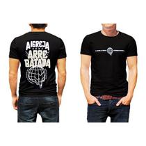 Camiseta Básica Masculina Moda Cristã Gospel A Igreja Será Arrebatada