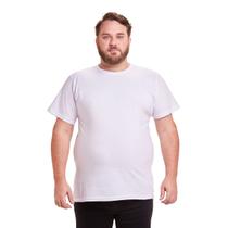 camiseta Básica Masculina Plus Size Algodão