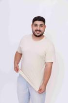 Camiseta básica masculina Plus Size