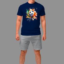 Camiseta Básica Masculina Streetwear Casual Estilosa Gola Redonda