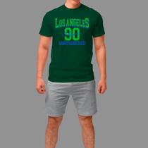 Camiseta Básica Masculina Streetwear Casual Manga Curta Gola Redonda