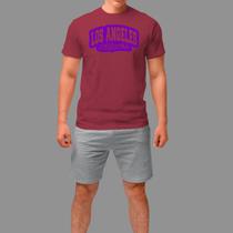 Camiseta Básica Masculina Streetwear Moda De Rua Confortável Gola Redonda