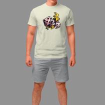 Camiseta Básica Masculina Streetwear Moda De Rua Confortável Manga Curta