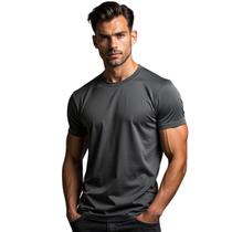 Camiseta Básica Masculina T-shirt Lisa de Algodão Premium Camisa Manga Curta