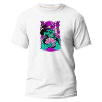 Camiseta Básica Masculino Algodão Básica Premium Estampa Digital Truco Poker