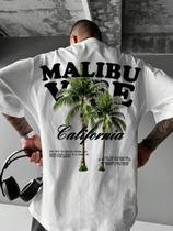 Camiseta Basica Masculino Estampado Malibu Ferias Dia A Dia