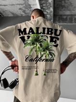 Camiseta Basica Masculino Estampado Malibu Ferias Dia A Dia