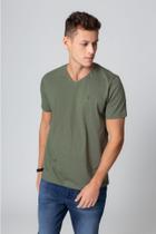 Camiseta básica MC Verde DLz gola V Camiseta básica MC Verde DLz gola V