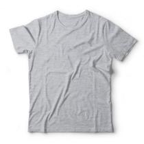 Camiseta Básica Mescla Cinza Studio Geek Camiseta Básica Mescla Cinza Studio Geek