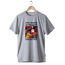 Camiseta Básica Movie Five Night Turma Shadow Fnaf Pizzaplex