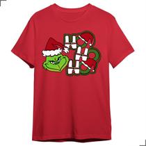 Camiseta Basica Natal Grinch Familia Jim Feliz Natal Carrey