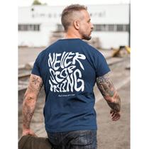 Camiseta Básica Never Stop Super Novidade Várias Cores