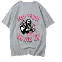 Camiseta Básica No You Hang Up Ghostface Unissex