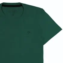 Camiseta Básica Ogochi Juvenil Manga Curta Essencial Verde Camiseta Básica Ogochi Juvenil Manga Curta Essencial Verde