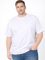 Camiseta Básica Plus Size Masculina BRANCO Camiseta Básica Plus Size Masculina BRANCO
