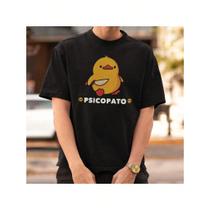 Camiseta Básica Psicopato Psico Divertida Masculina Novidade Camiseta Básica Psicopato Psico Divertida Masculina Novidade
