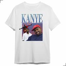 Camiseta Básica Rap Kanye Kim West Cantor Yeezus Ye Rappper
