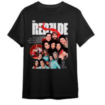 Camiseta Basica Rebelde Rbd Tour Pop Show Frente E Costas
