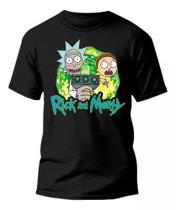 Camiseta Básica Rick And Morty Infantil Camisa 100% Algodão Camiseta Básica Rick And Morty Infantil Camisa 100% Algodão